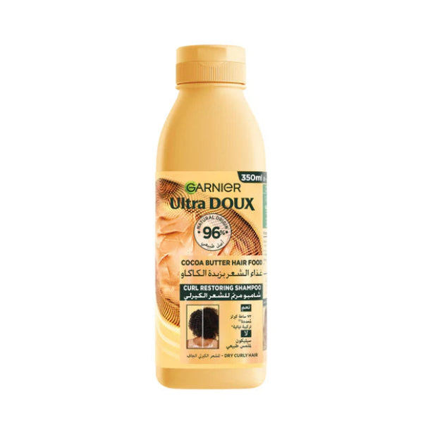 Garnier Ultra Doux Vegan Hair Food Cocoa Butter & Jojoba Oil shampoo 350 ML
