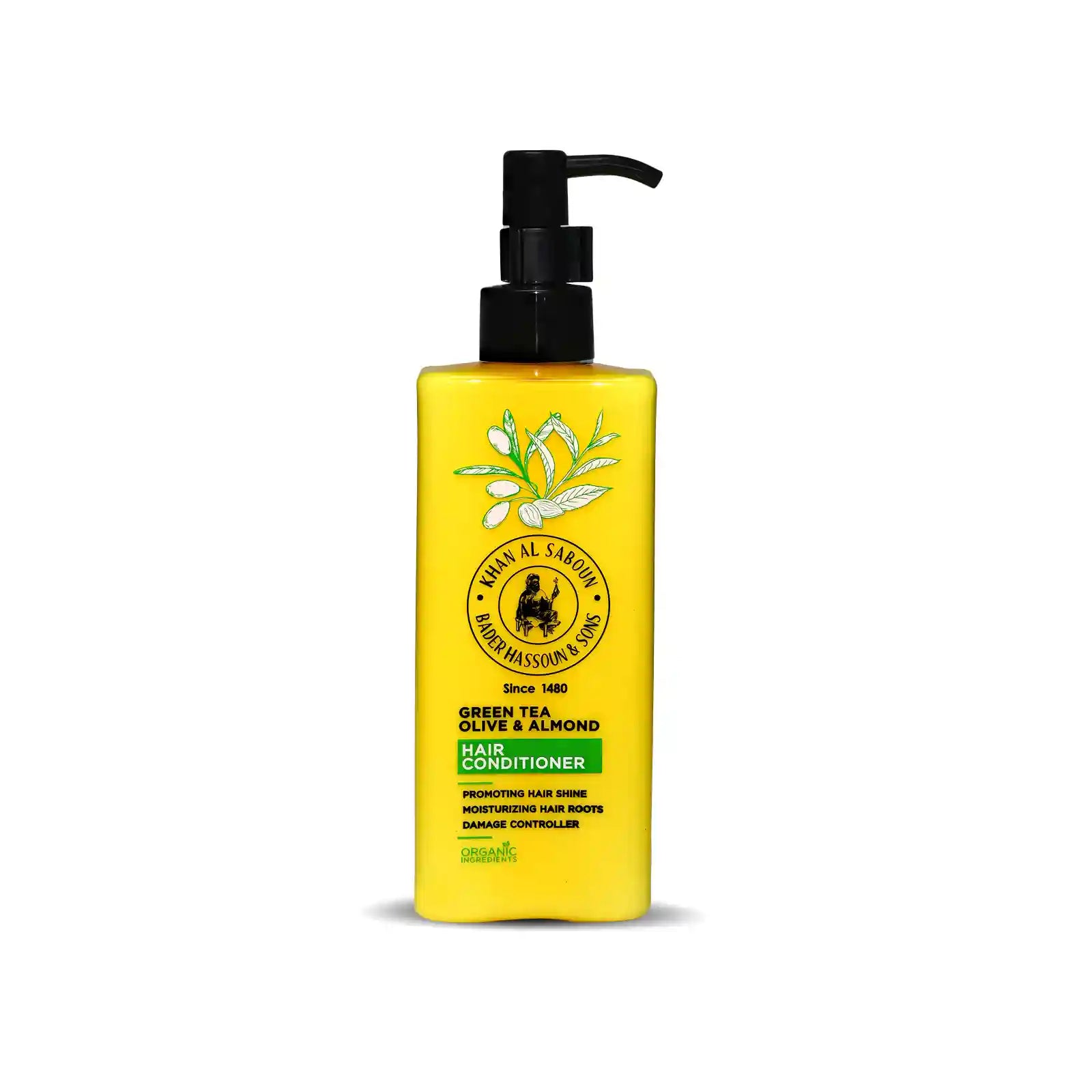 Khan Al Saboun Green Tea, Olive & Almond Hair Conditioner – 250ml
