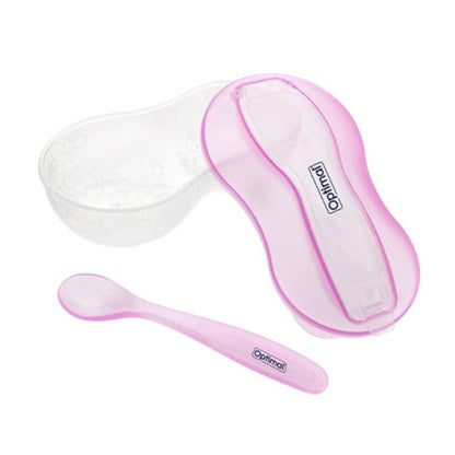Grinding Feeding Bowl With Spoon (4m+)
