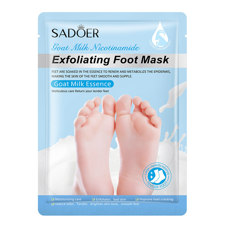 Exfoliating Foot Mask Goat Milk Essence 1 Pair 35 G