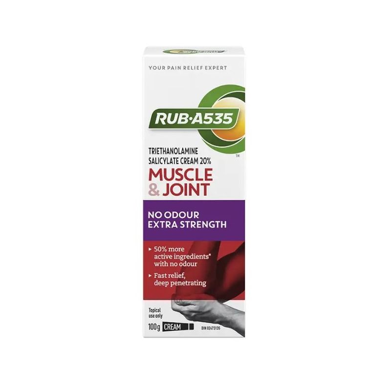 Muscle & Joint Extra Strength 20% Triethanolamine Salicylate Cream 200mL - Odour Free