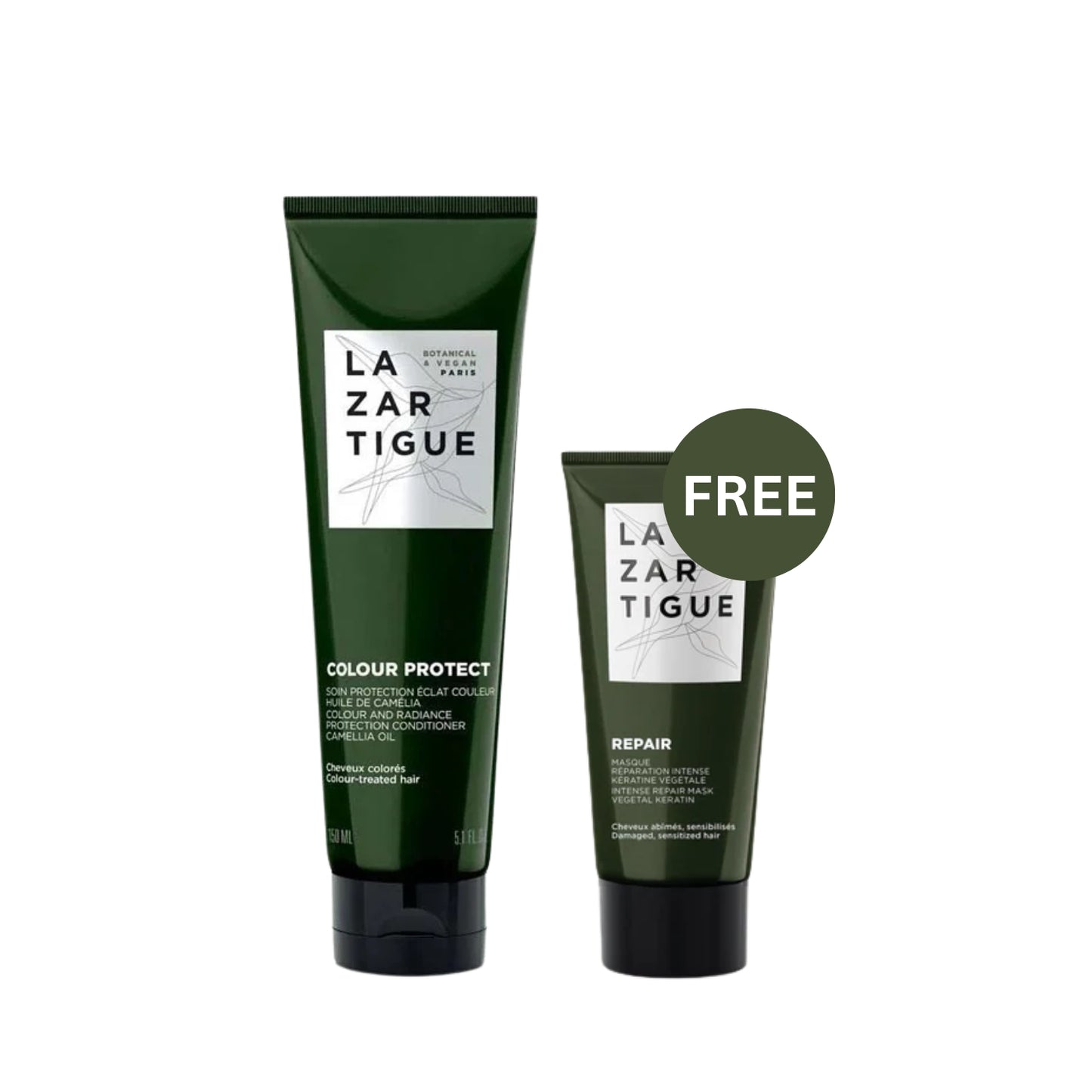 Lazartigue Colour Protect Conditioner 150ml + FREE 50mL Repair Intensive Repair Mask