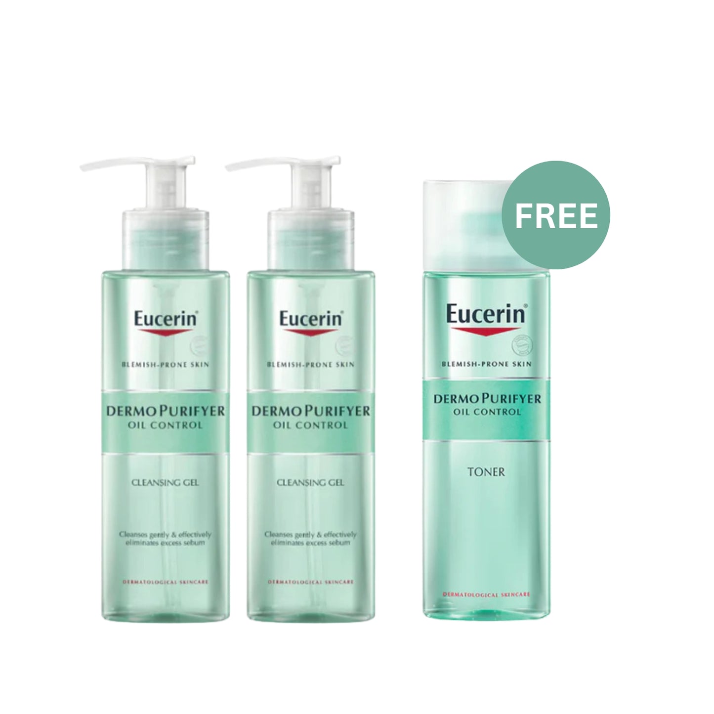 Buy 2 Get 1 | Eucerin Dermopurifyer Oil Control Cleansing Gel 200 ML