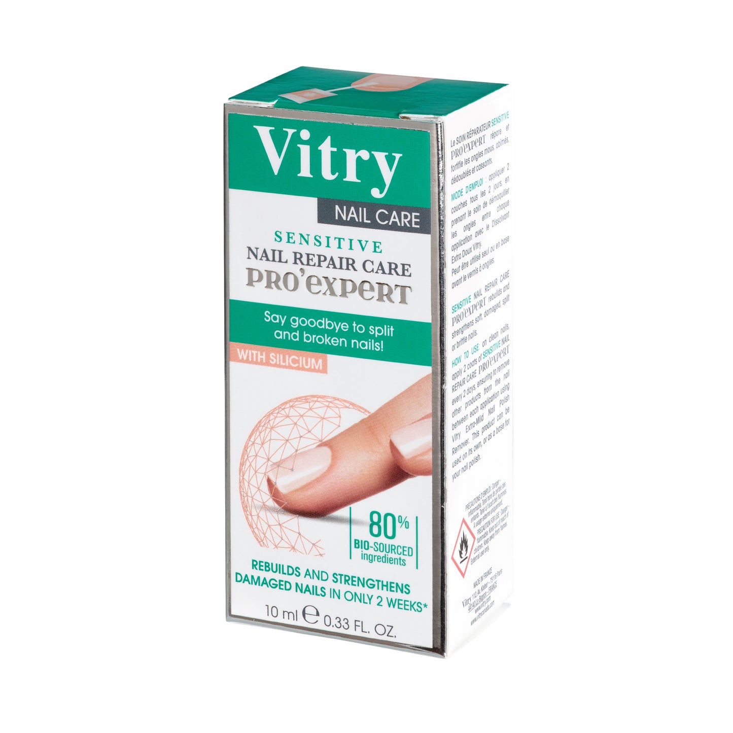 Vitry Vbioxag Sensitive Nail Repair Care Pro Expert 10ML