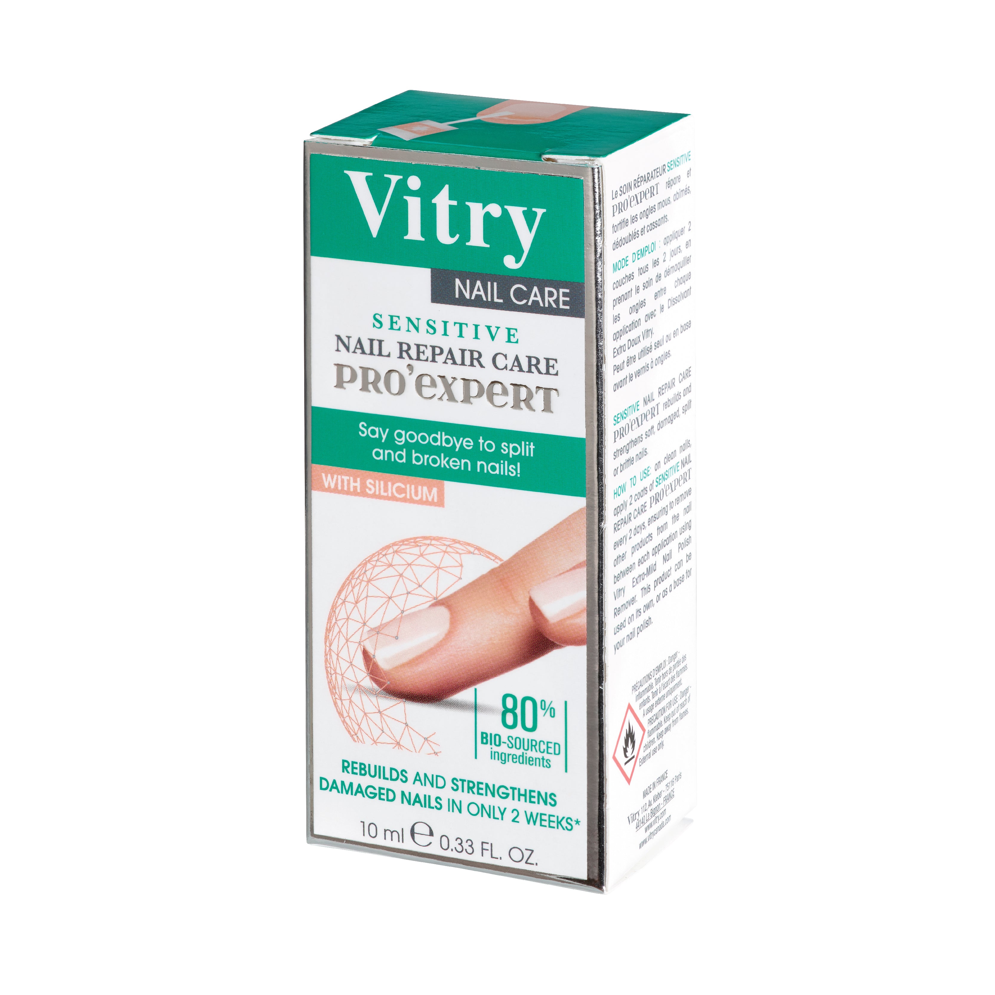 Vitry Vbioxag Sensitive Nail Repair Care Pro Expert 10ML