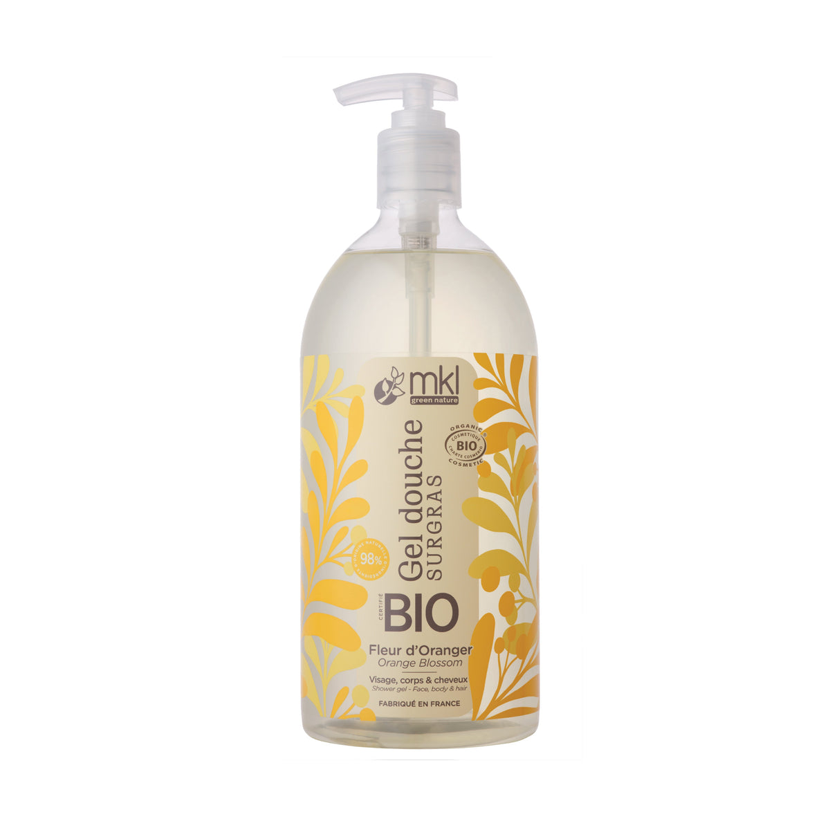 Shower Gel Bio - Orange Blossom 1L