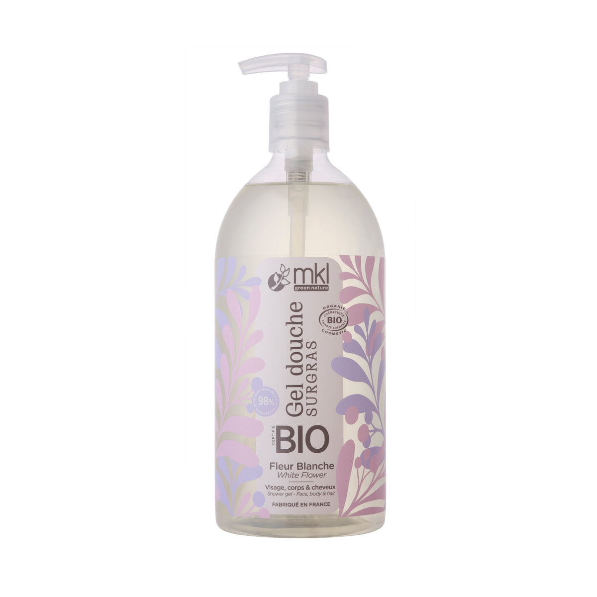 Shower Gel Bio - White Flower 1L