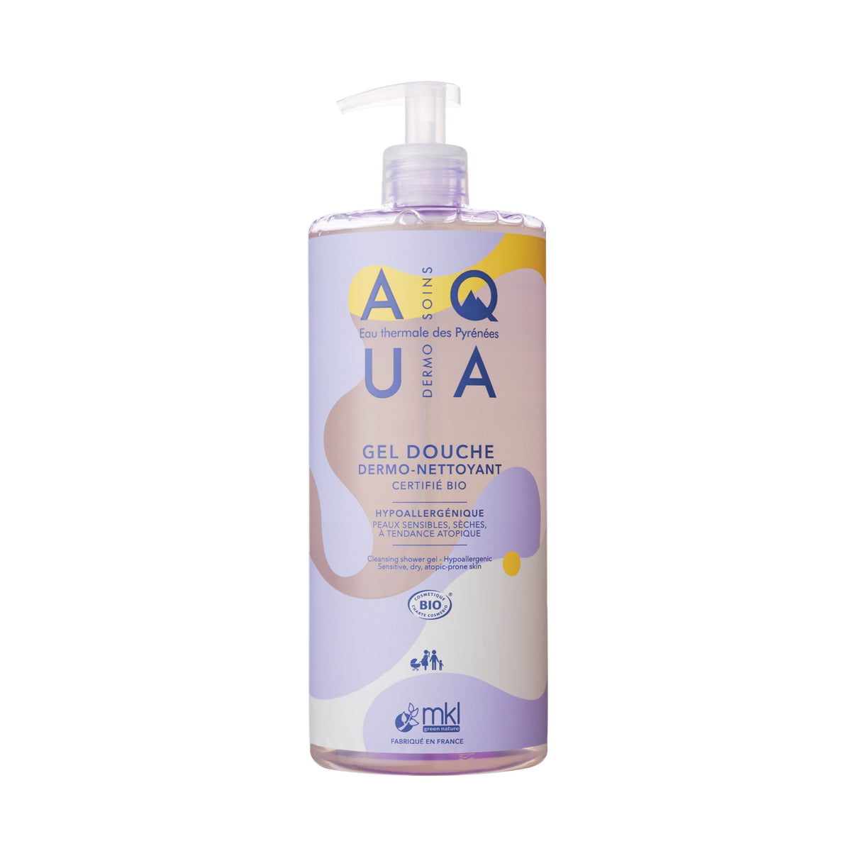 Shower Gel Aqua - Dermo - Cleanser 1L