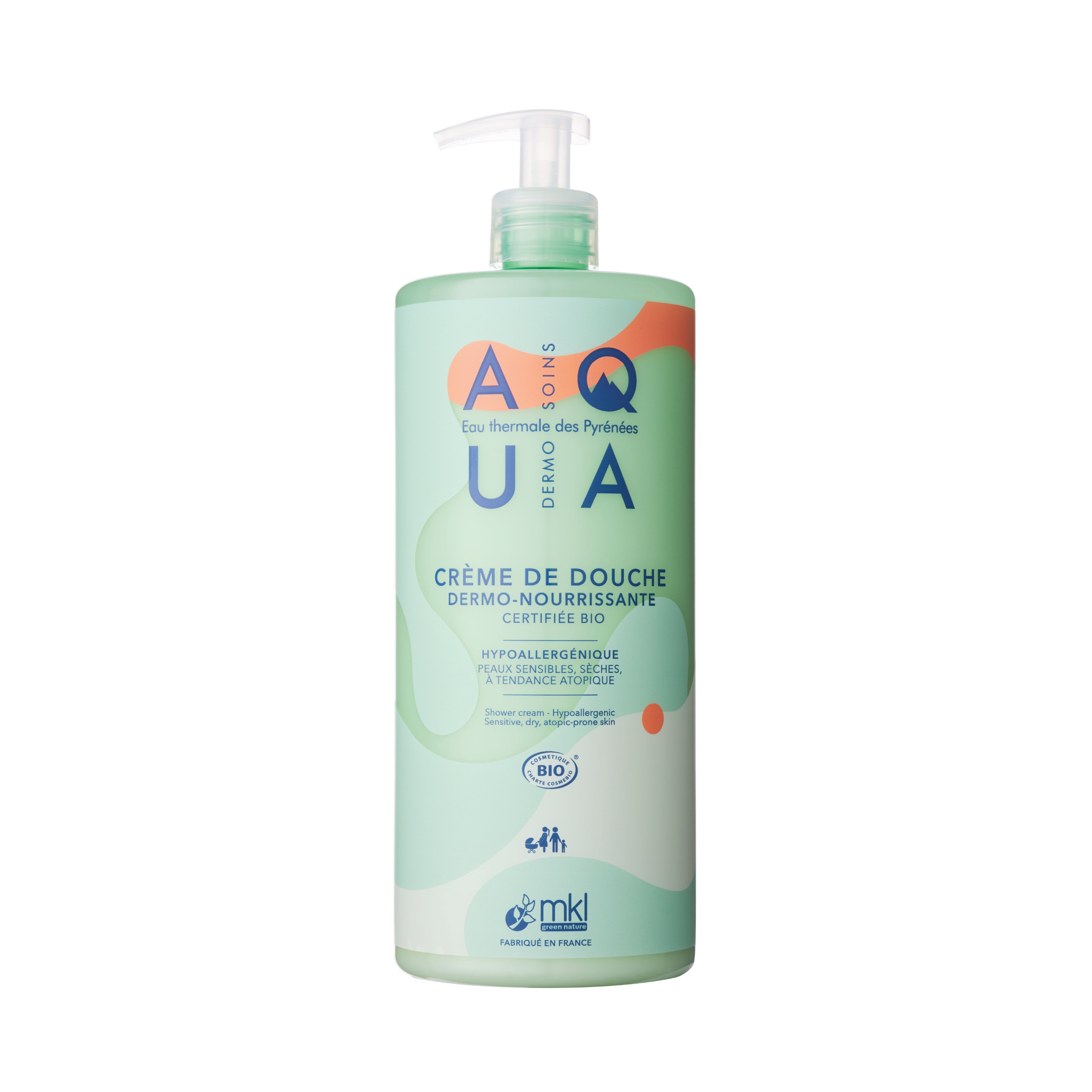 Shower Cream Aqua - Dermo - Nourishing 1L
