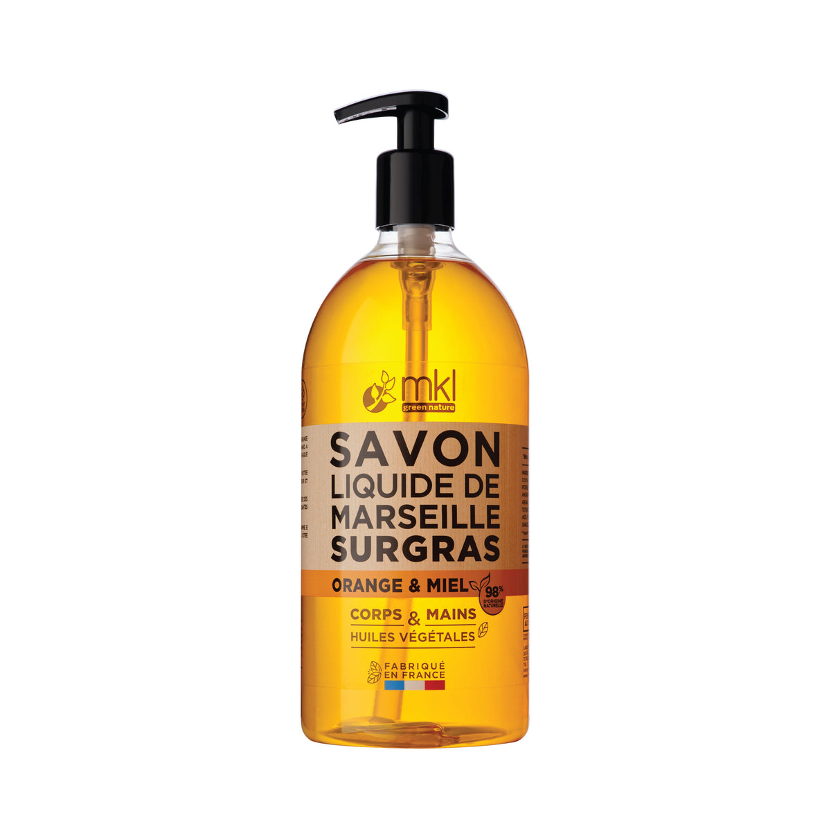 Marseille Liquid Soap - Orange And Honey 1L