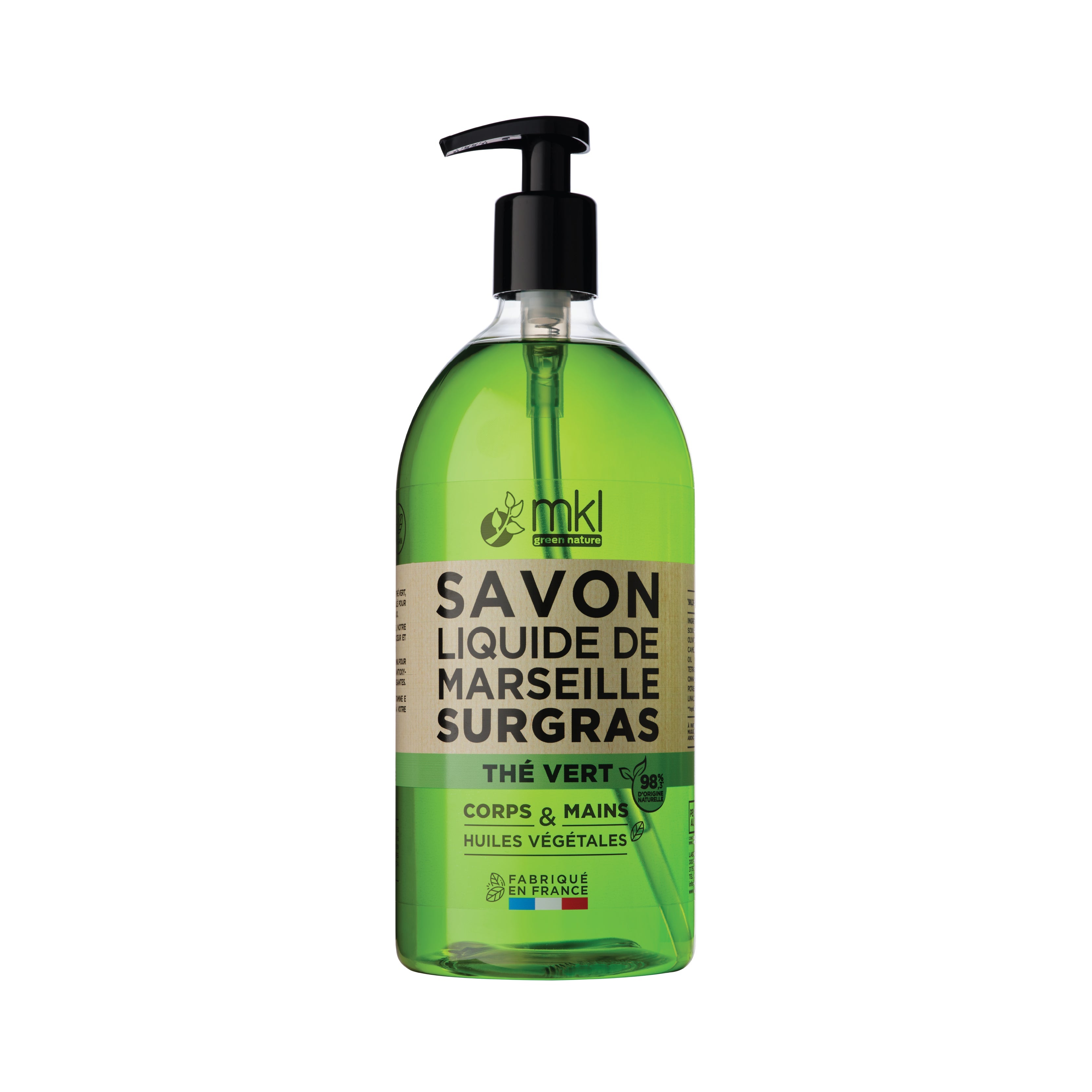 Marseille Liquid Soap - Green Tea 1L