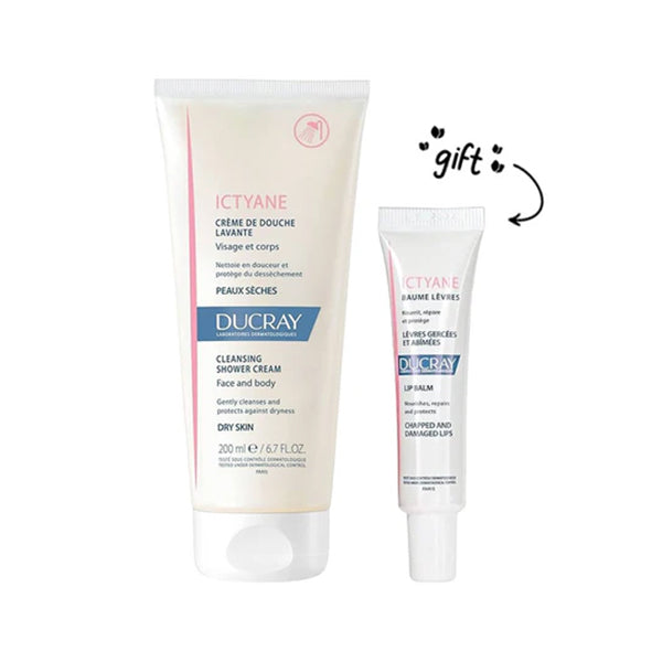 Ictyane Cleansing Shower Cream - Face and Body + Free Gift