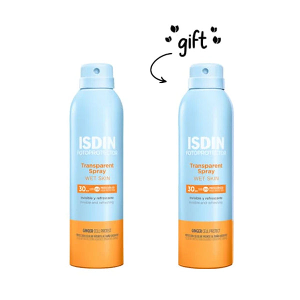 2x Fotoprotector Transparent Spray Wet Skin SPF30