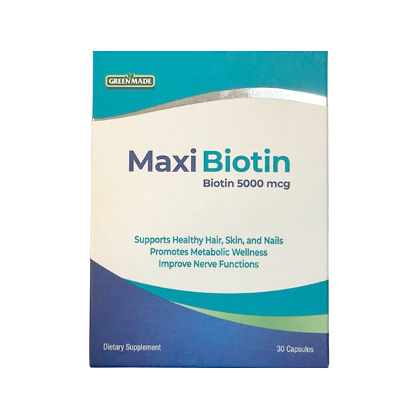 Maxi Biotin 5000 mcg 30 Capsules