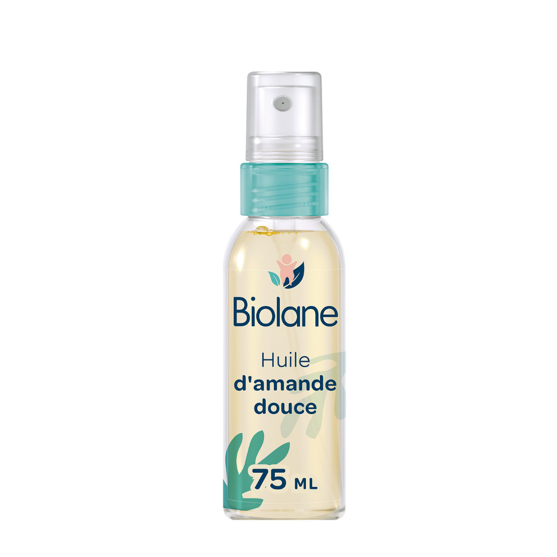 Sweet almond oil spray for body and bath for baby 75 ML