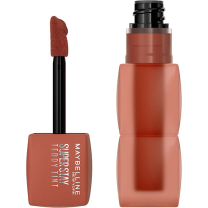 Super Stay Teddy Tint  Soft Blurred Matte Lip Tint | 12h Longwear, Transfer Proof