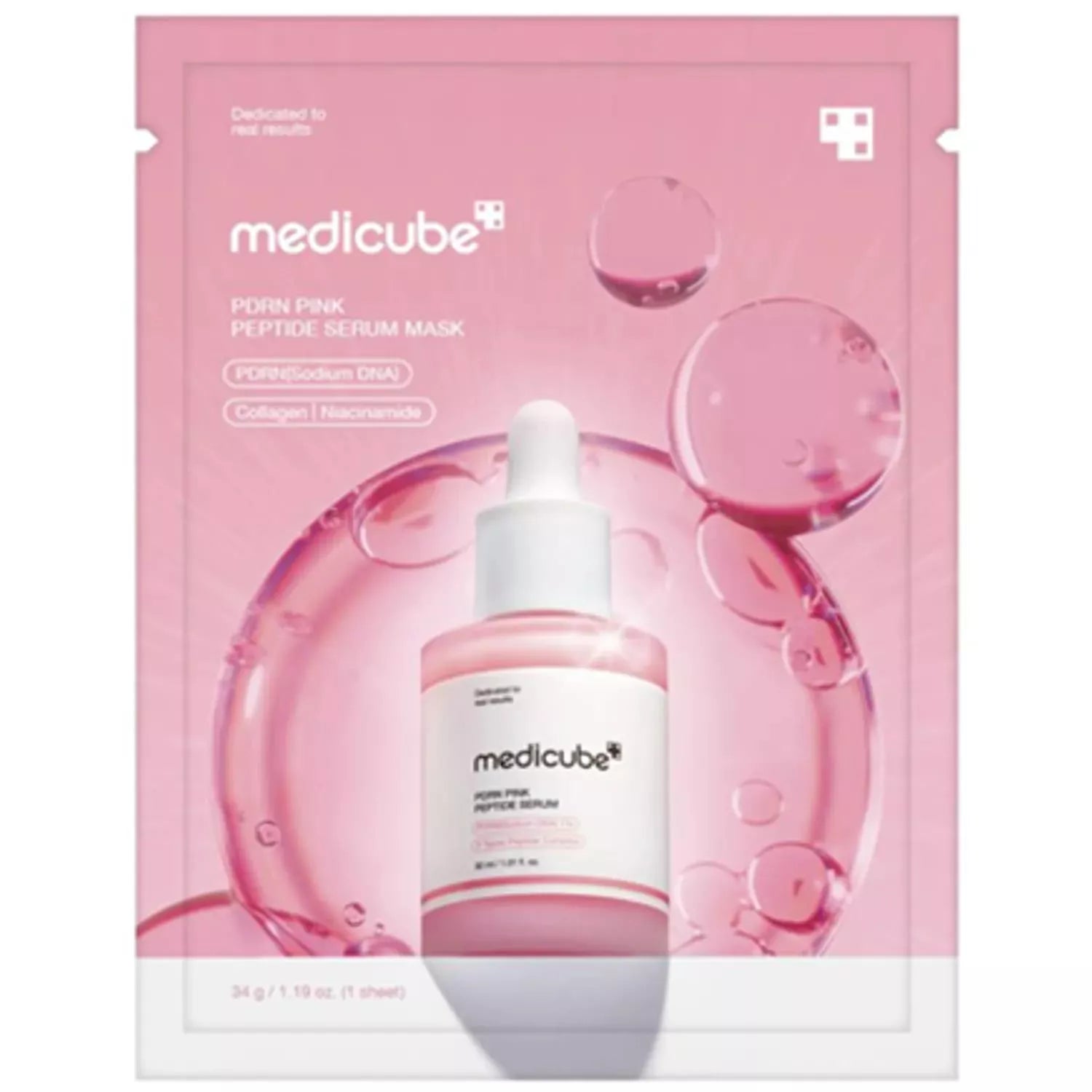 Medicube Pdrn Pink Peptide Serum Mask 1Pc