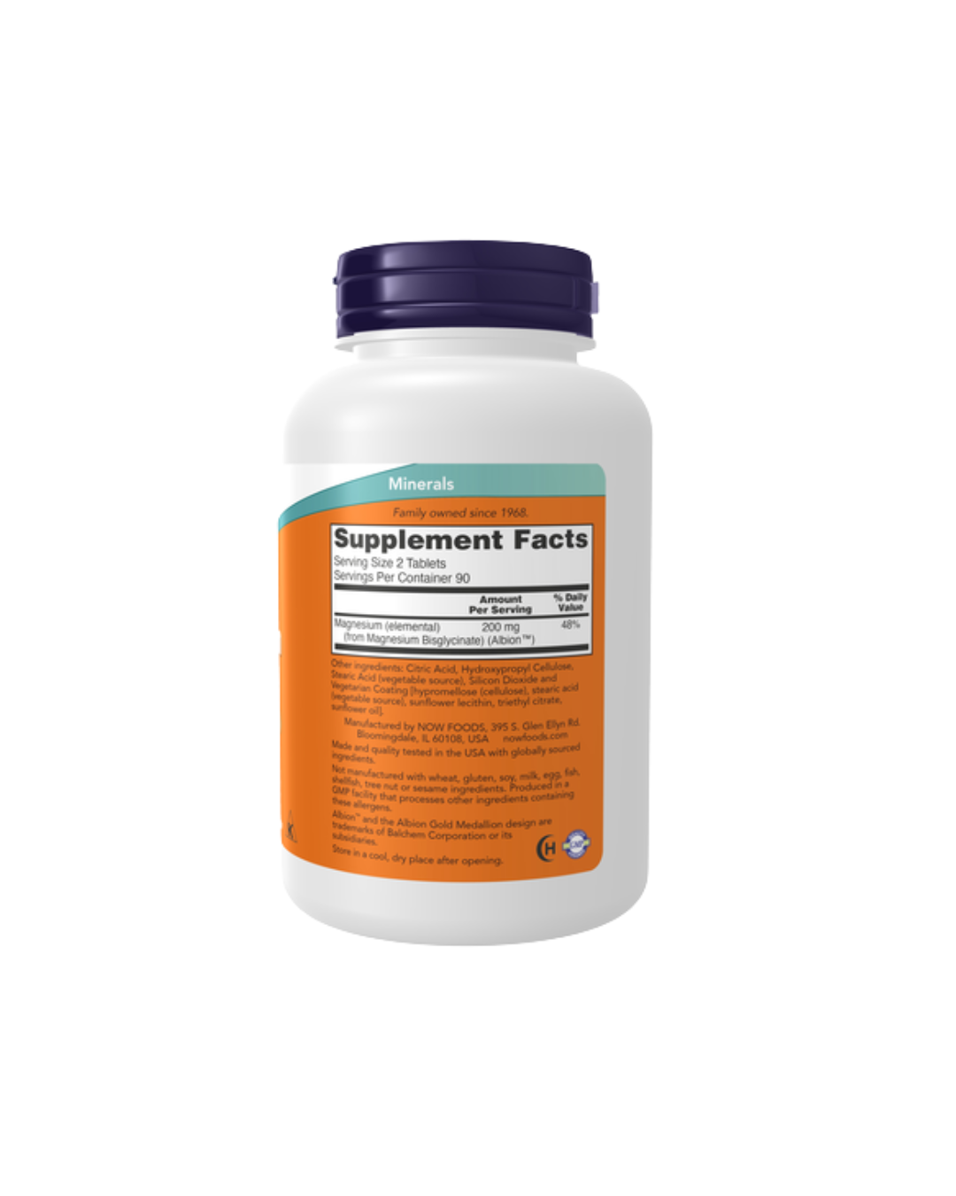 Magnesium Glycinate 100mg – 180 Tablets