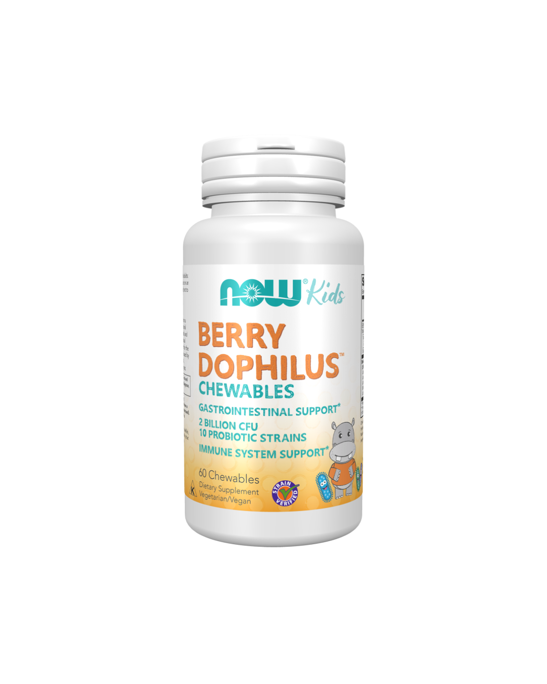 Berry Dophilus 2 Billion Cfu 10 Probiotic Strains 60 Chewables