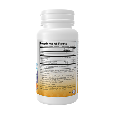 DHA Kids Fish Oil Chewable 60 Chewables Softgels