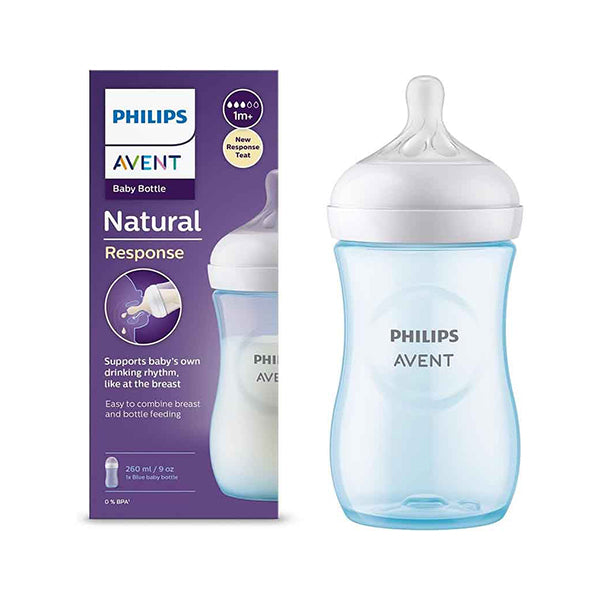 Natural Feeding Bottle 260 ML with Airfree Vent- Single Pack