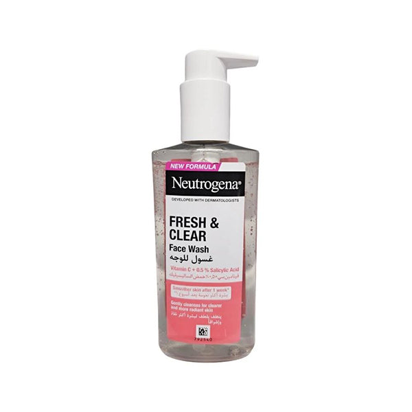 Neutrogena Fresh & Clear Facial Wash with Pink Grapefruit 200ml