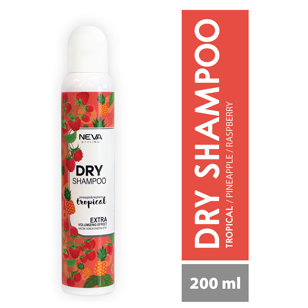 Neva Styling Extra Volumizing Dry Shampoo  Pineapple & Raspberry Tropical 200 ml
