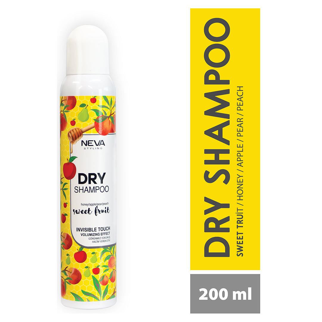 Neva Styling Invisible Touch Dry Shampoo Volumizing Effect With Honey, Apple, Pear & Peach 200 ml