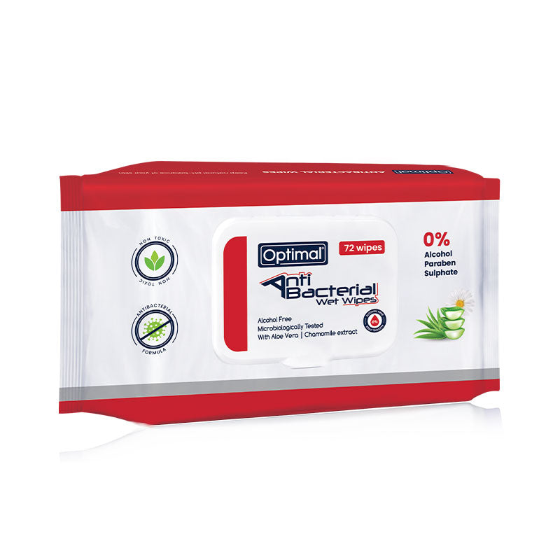 Antibacterial Wet Wipes 72 Wipes