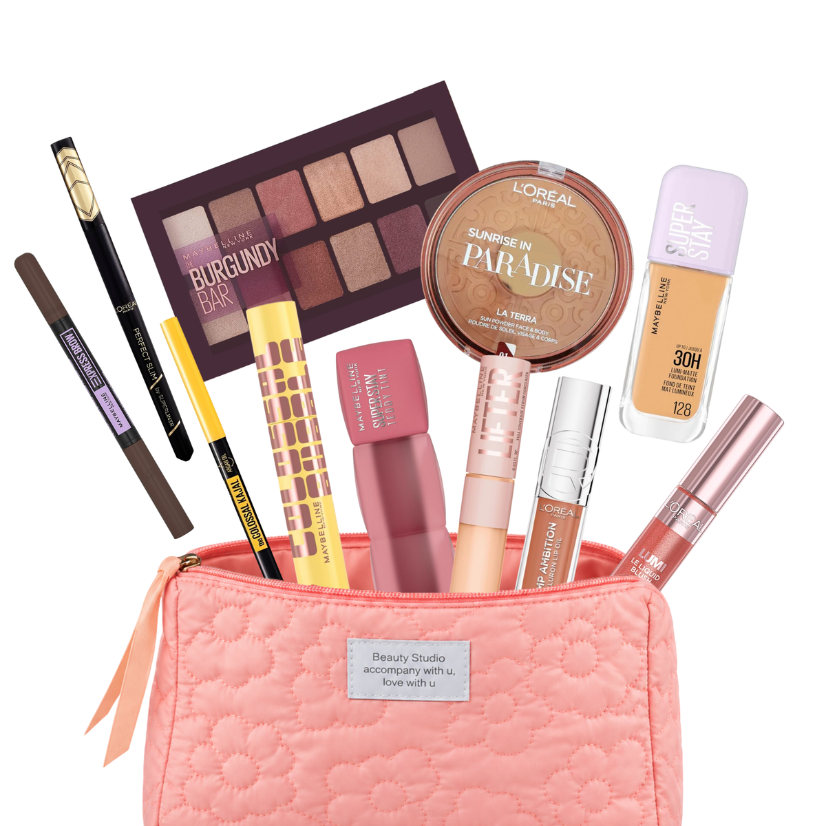 YOU ENTERED THE DRAW! (1) CHANCE TO WIN A MAKEUP-FILLED POUCH