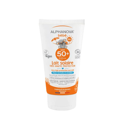 Organic Baby Sun Milk, Protection SPF 50+ | Alphanova Sun