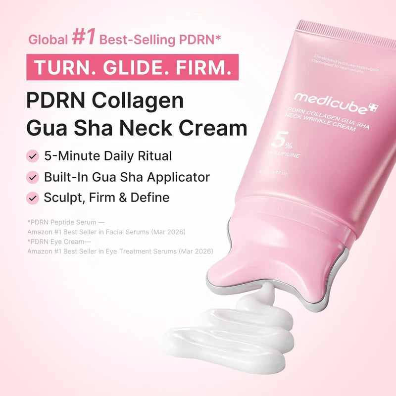 Medicube PDRN Collagen Gua Sha Neck Wrinkle Cream 90g