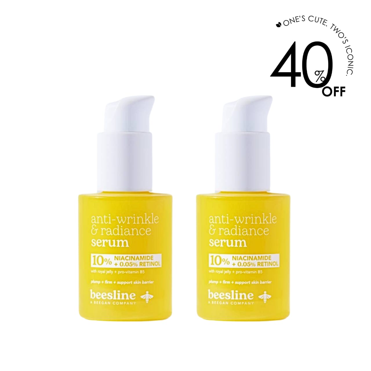 2 x  Anti-wrinkle & Radiance Serum