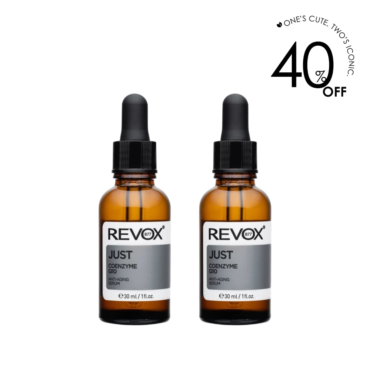 2 x Just Coenzyme Q10 - 30 ML