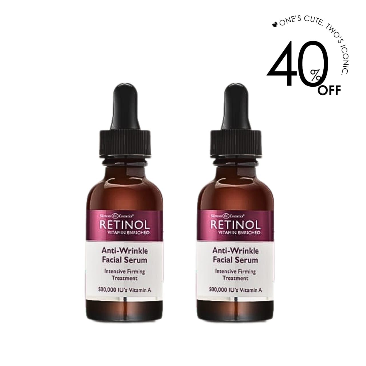2 x Anti-Wrinkle Facial Serum - 30 ML