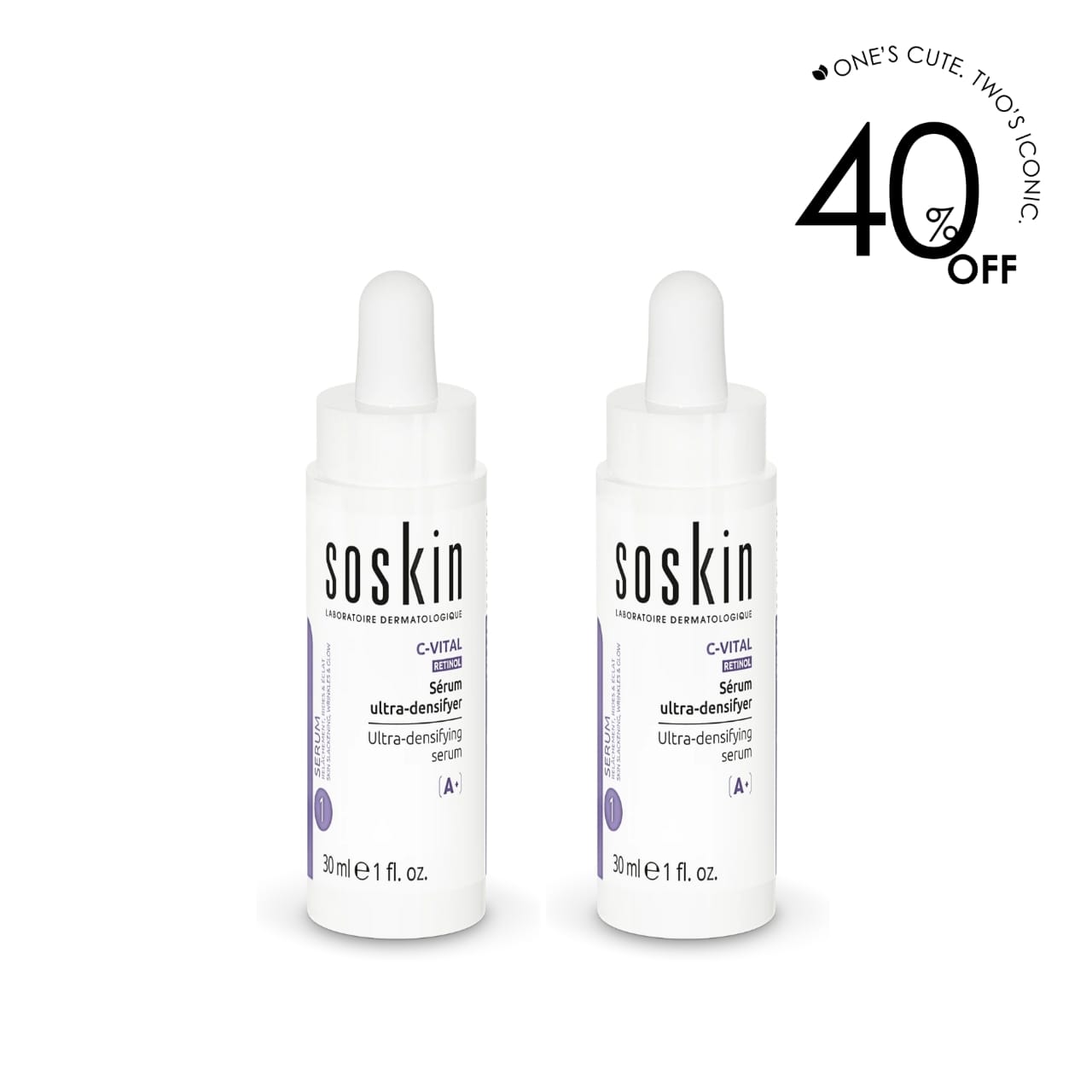 2 x Sokin C-Vital Ultra-Densifying Serum 30 ML