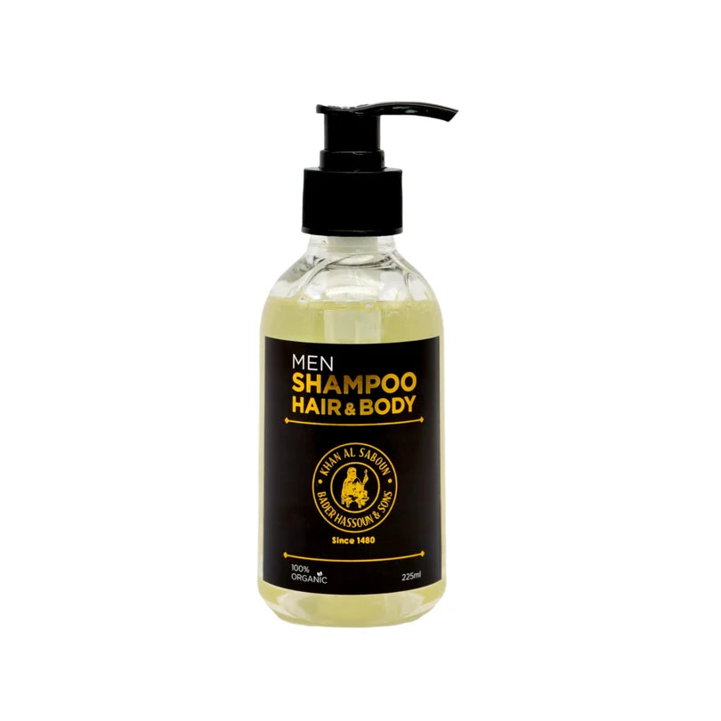 Khan Al Saboun Men Shampoo Hair & Body – 225ml