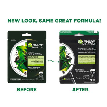 Pure Charcoal Black Tissue Mask