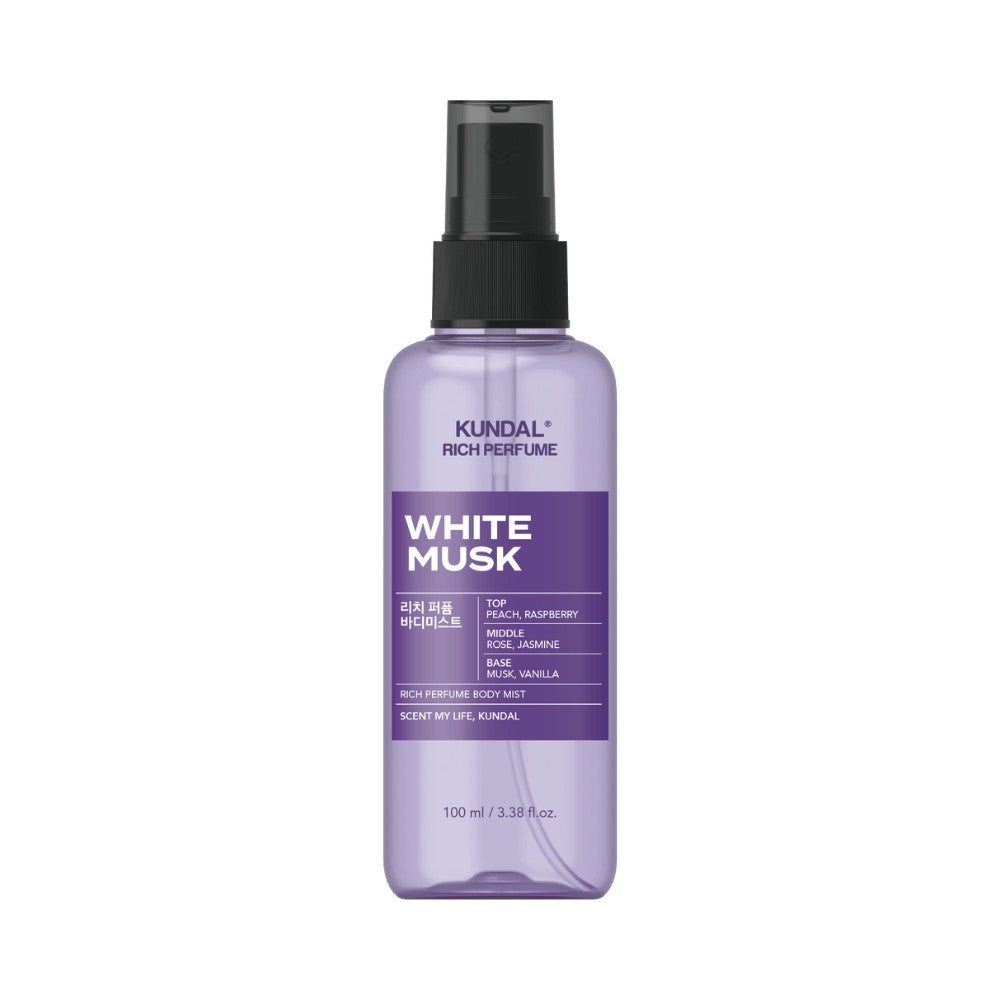 KUNDAL Rich body perfume white musk 100 ml
