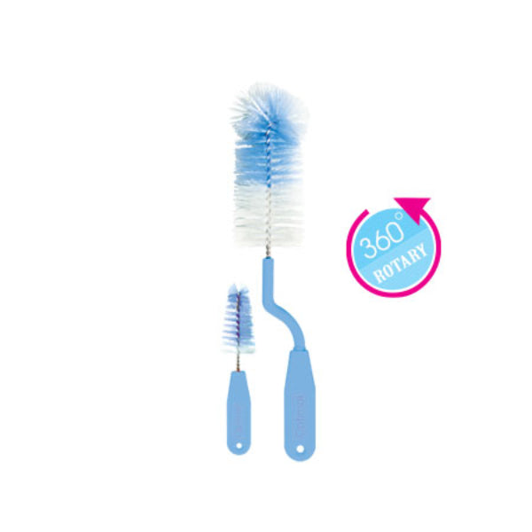 Rotary Bottle And Nipple Brush Set