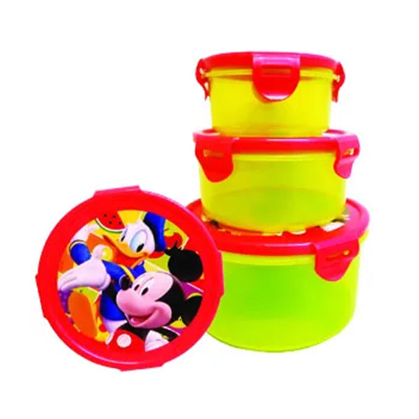 Round Food Container (Mickey) Large