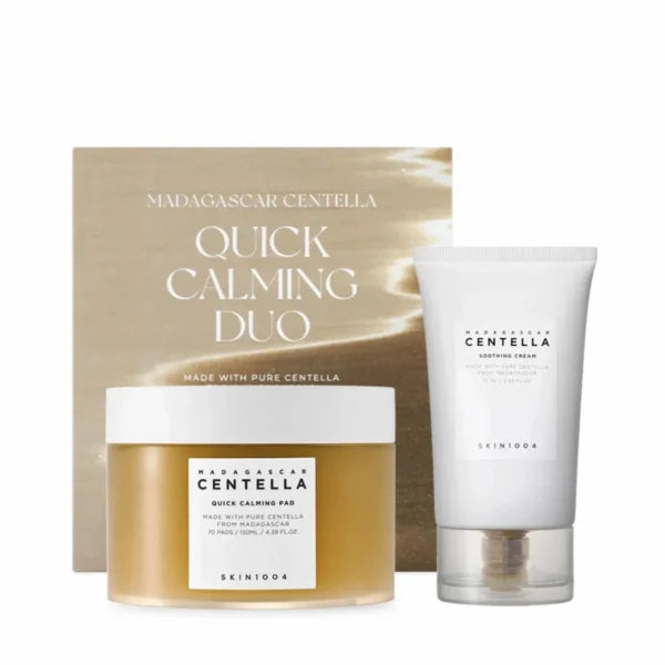 Madagascar Centella Quick Calming Duo – 70 Pads / 130ml + Soothing Cream 75ml
