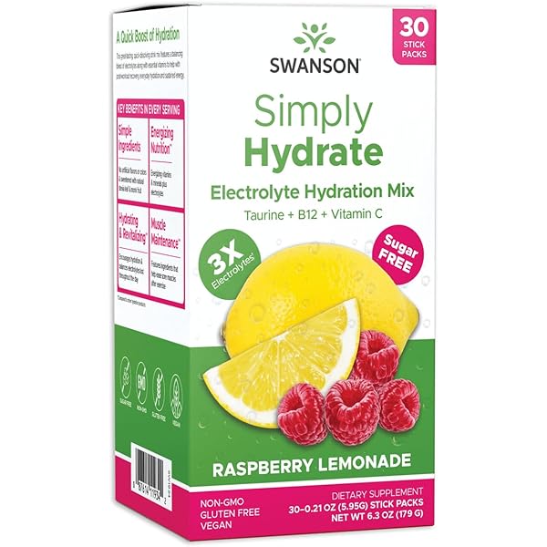 Simply Hydrate Electrolyte Hydration Mix – Raspberry Lemonade