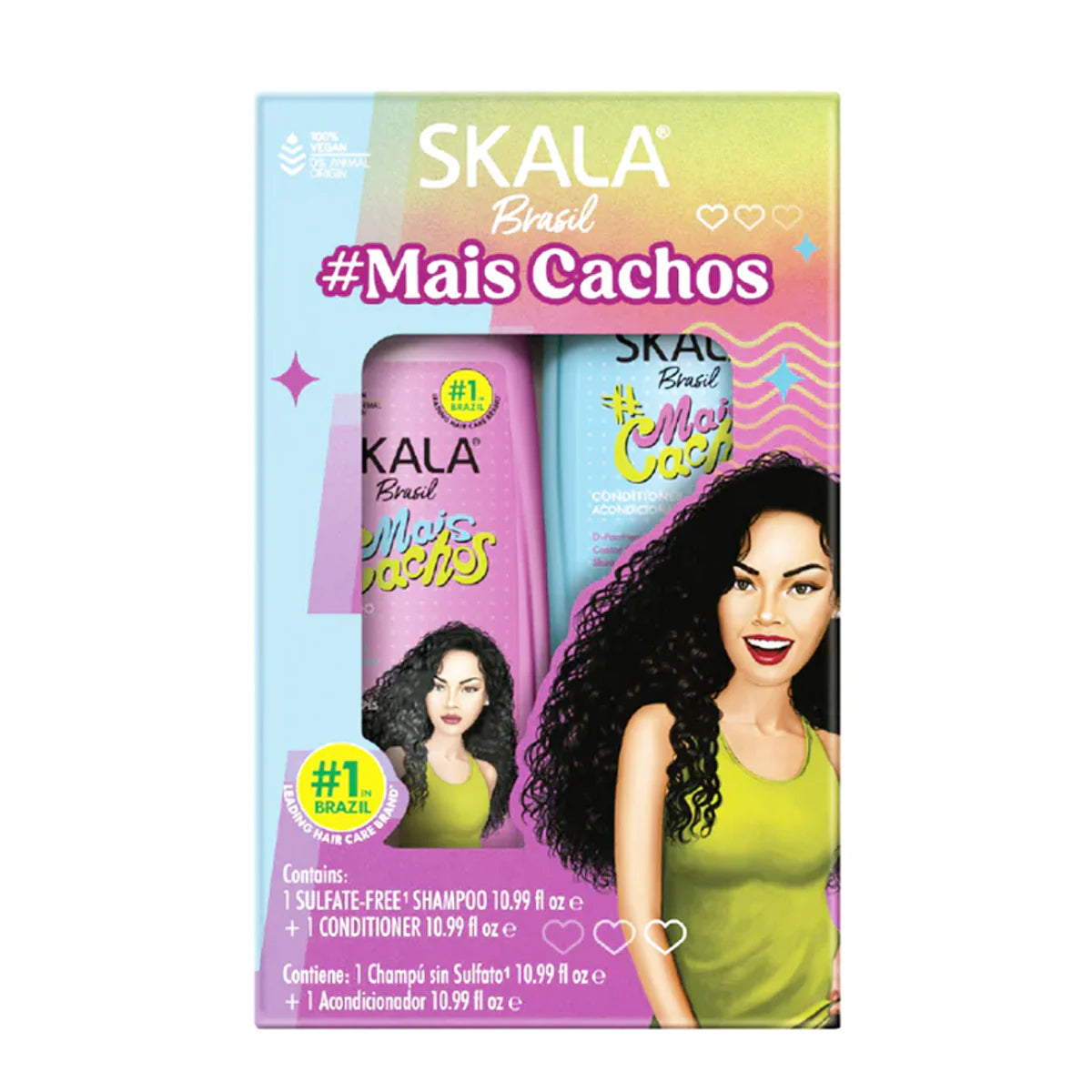 Mais Cachos Shampoo 325 ML + Conditionner 325 ML Set
