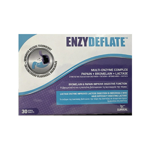 Enzydeflate - 30 Tablets