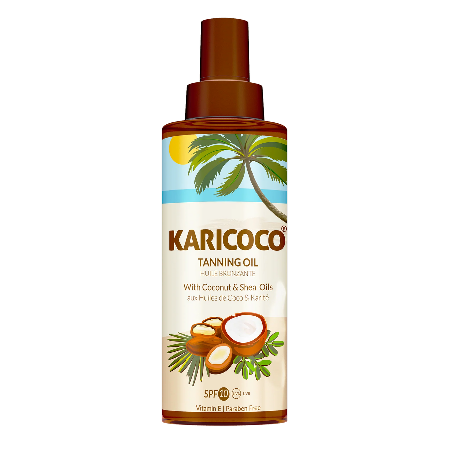 Tanning Oil with Coconut & Shea Oils SPF 10 200 ML