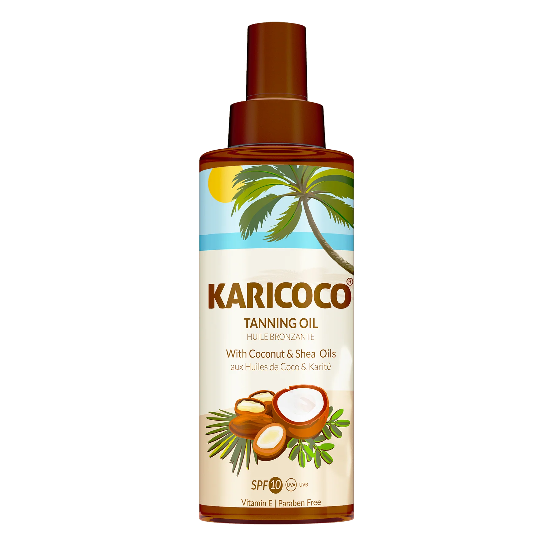 Tanning Oil with Coconut & Shea Oils SPF 10 200 ML