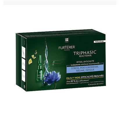 Triphasic Reactional Sudden Hair Loss Treatment 12 amp x 5ML