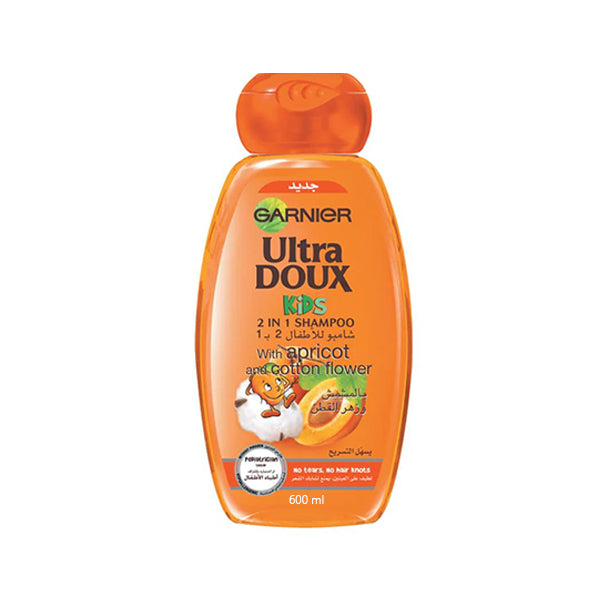 Ultra Doux Children With Apricot And Cotton Flower Shampoo 2 In 1