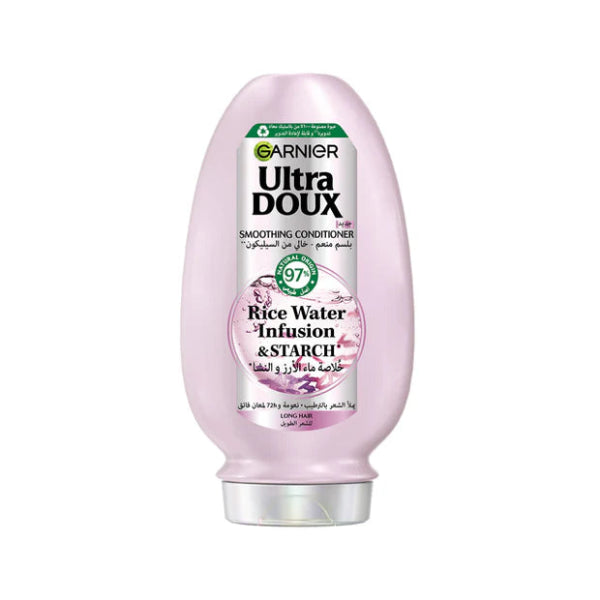 Ultra Doux Rice Water Infusion & Starch Conditioner, for Long Hair, Smooth and Shine 200 ML